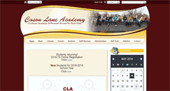 Desktop Screenshot of casonlaneacademy.net